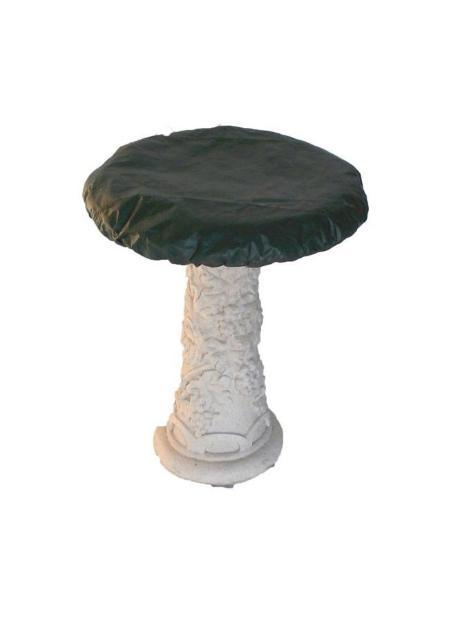 Bosmere Weatherproof Bird Bath Cover for 20" to 30" Diameter Bowl, Green - Image 1