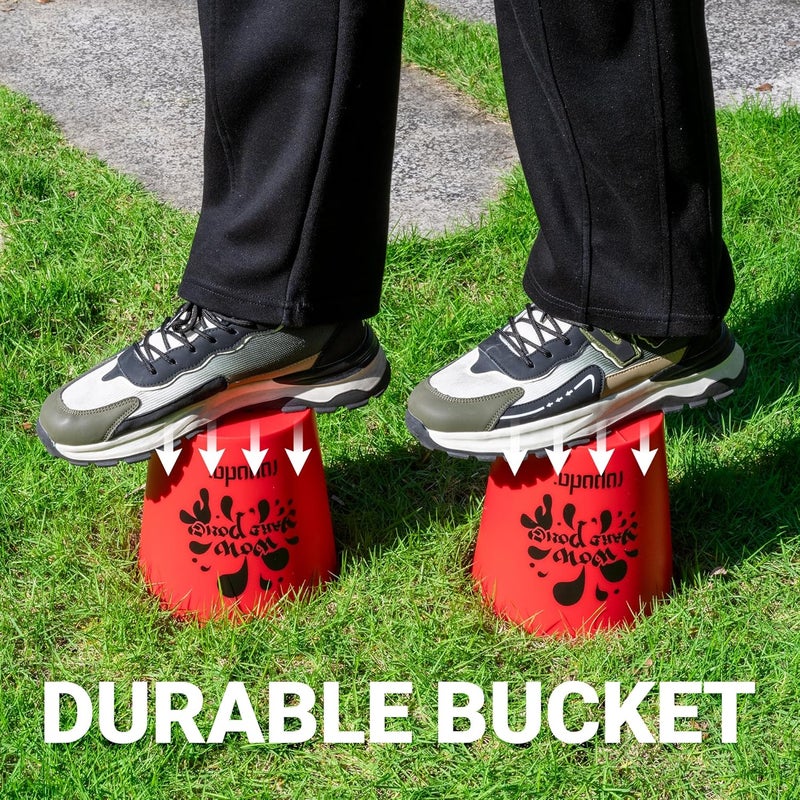 ROPODA Giant Yard Pong Set - Durable Buckets and Balls for Outdoor Fun - Image 4