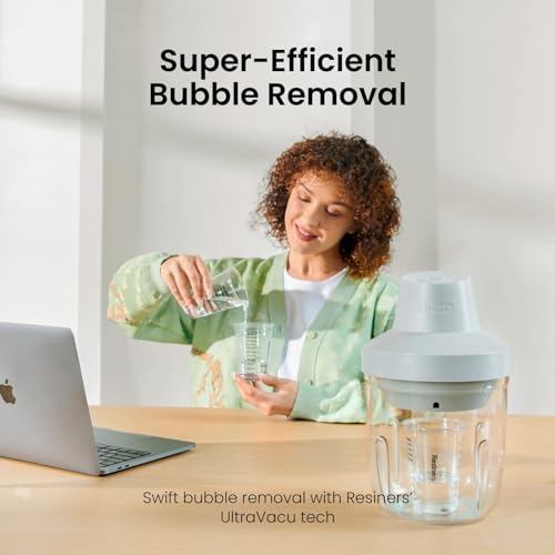 Resiners Resin Bubble Remover, 10 Min Remove Bubbles, 95kPa Vacuum Degassing Chamber, Compact Airless Lite Machine for Epoxy Molds Casting,UV Resin,Silicone,Jewelry Making (Patented) - Image 2
