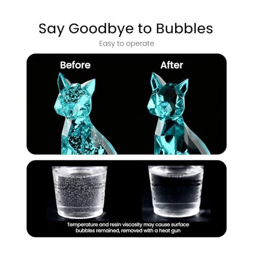 Resiners Resin Bubble Remover, 10 Min Remove Bubbles, 95kPa Vacuum Degassing Chamber, Compact Airless Lite Machine for Epoxy Molds Casting,UV Resin,Silicone,Jewelry Making (Patented) - Image 5