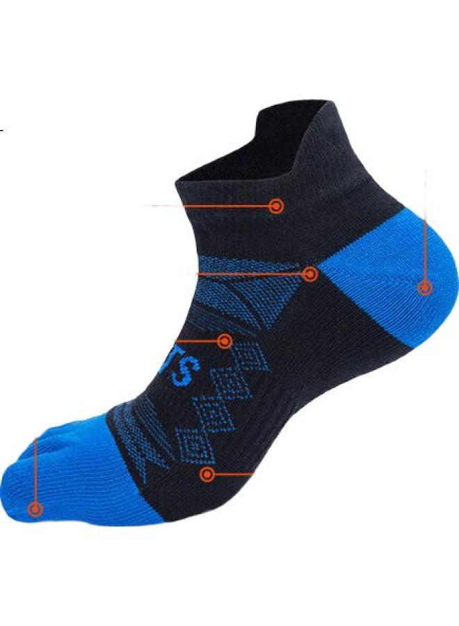 TFO Outdoor Five Toe Socks Comfortable Split Toe Sports Running Cross-Country Hiking Mountaineering Socks 2202498 Men'S Deep Gray - Image 3