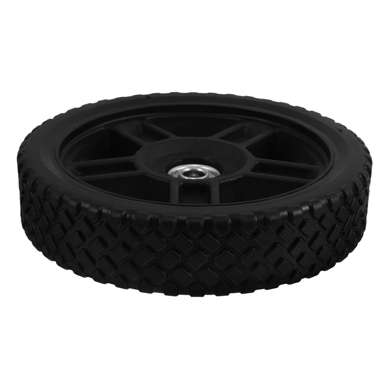 8 Inch Universal Lawn Mower Auxiliary Wheels Replacement Rubber Plastic Support Wheels - Image 2