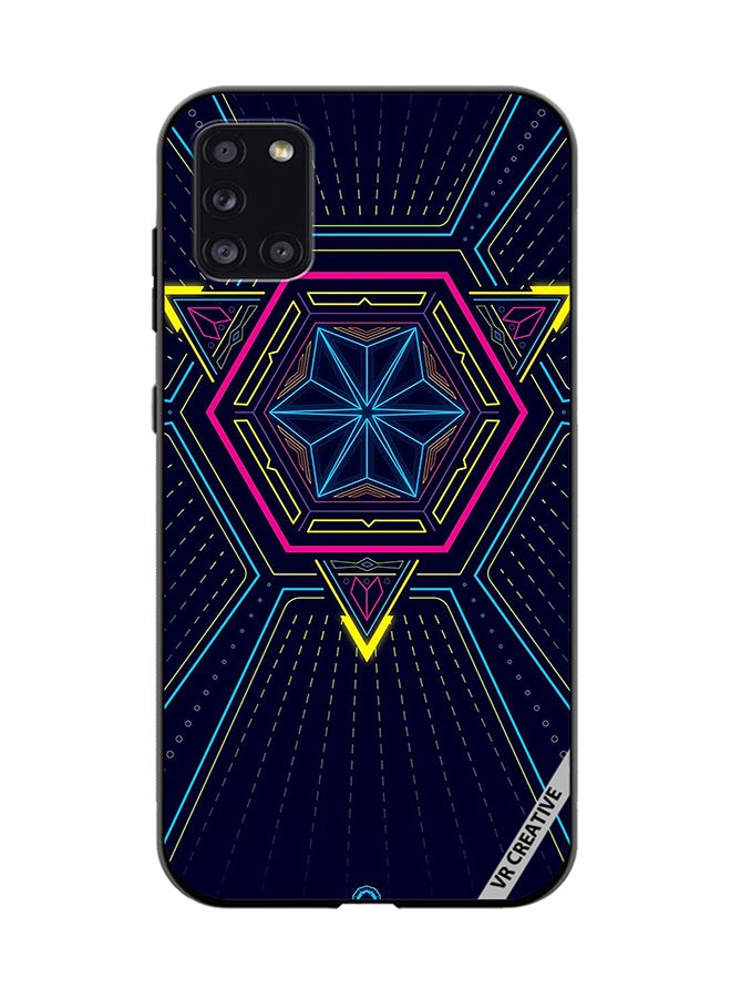 VR CREATIVE Protective Case Cover For Samsung Galaxy A31 Abstract Design Multicolour - Image 1