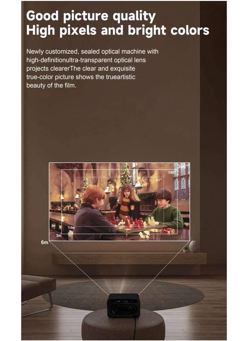 Umiio Umiio 4K Home Theater Projector Epic 300” Display with 5G WiFi & 1200 ANSI Brightness Big Picture Big Sound Big Fun  - Image 3
