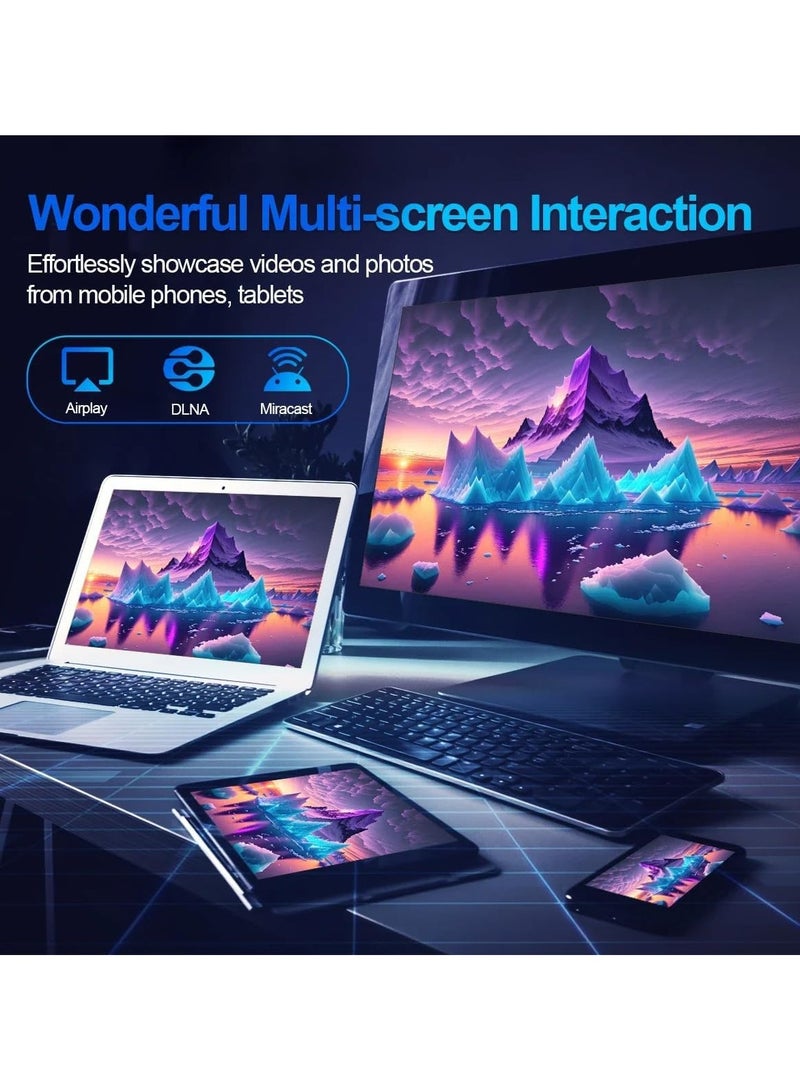 شوبيت أندرويد 13 صندوق التلفاز الذكي MX10 2.4G 5G تعيين الصندوق العلوي مع جهاز تحكم عن بعد 4K HD مخرج أندرويد تي في بوكس 4غيغابايت 64غيغابايت صندوق التلفاز - Image 5