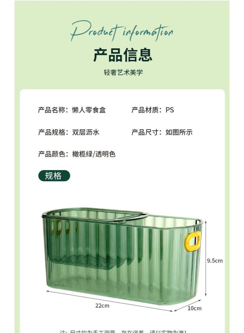 منظم 2 دور اكريلك و كمان طبق للتسالي - Image 3