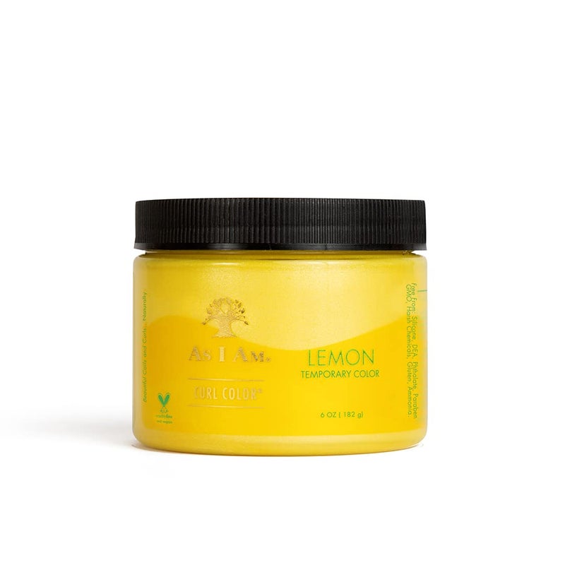 As I Am Curl Color - Lemon Yellow - 6 oz - Temporary Color & Curling Gel - Image 1