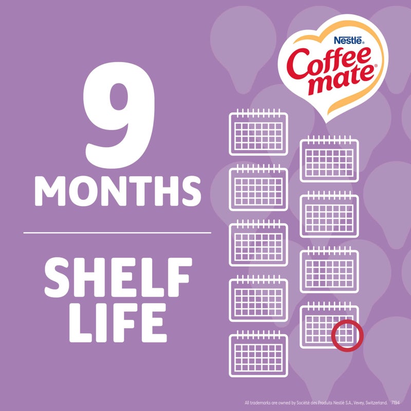 Coffee Mate Nestle Coffee mate Coffee Creamer, Italian Sweet Creme, Liquid Creamer Singles, Non Dairy, No Refrigeration, 0.375 fl oz Tubs (Pack of 200) - Image 5