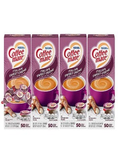 Nestle Coffee mate Coffee Creamer, Italian Sweet Creme, Liquid Creamer Singles, Non Dairy, No Refrigeration, Box of 50 Singles (Pack of 4) - pzsku/ZD08E6A818330938F1EBBZ/45/_/1692874207/3653c0e1-78f8-487d-8c28-6b28487de0f6