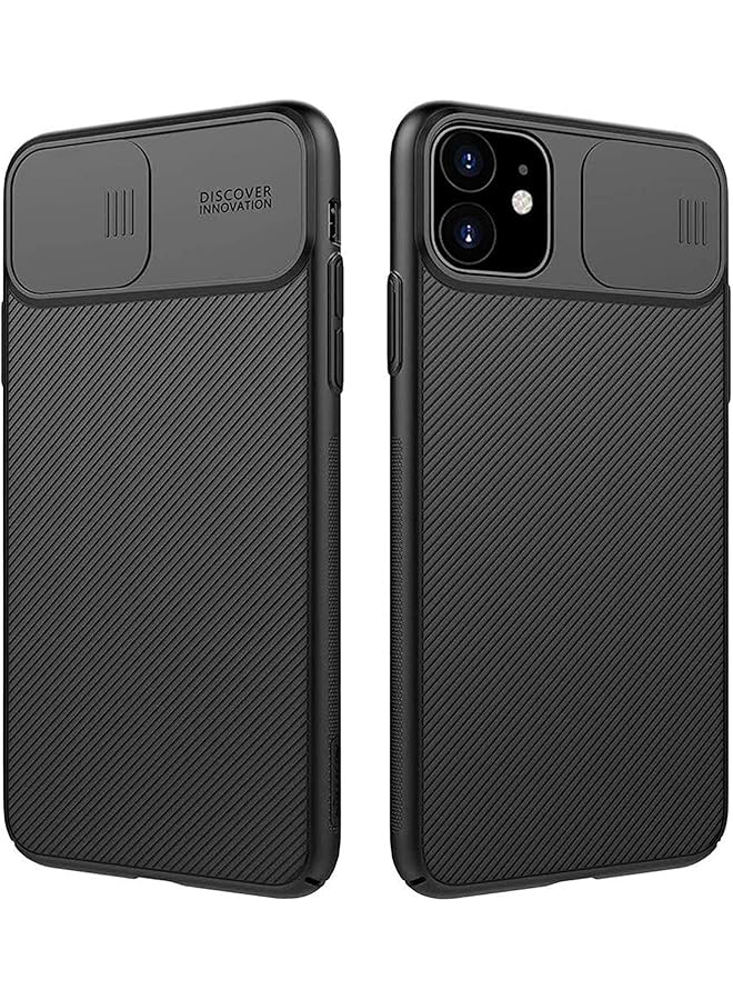 Nillkin Iphone 11 Case Cam Shield Series With Camera Slide Cover Mobile Phone Case Black - Image 1