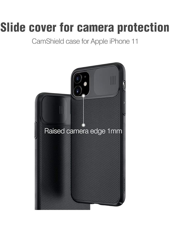Nillkin Iphone 11 Case Cam Shield Series With Camera Slide Cover Mobile Phone Case Black - Image 2