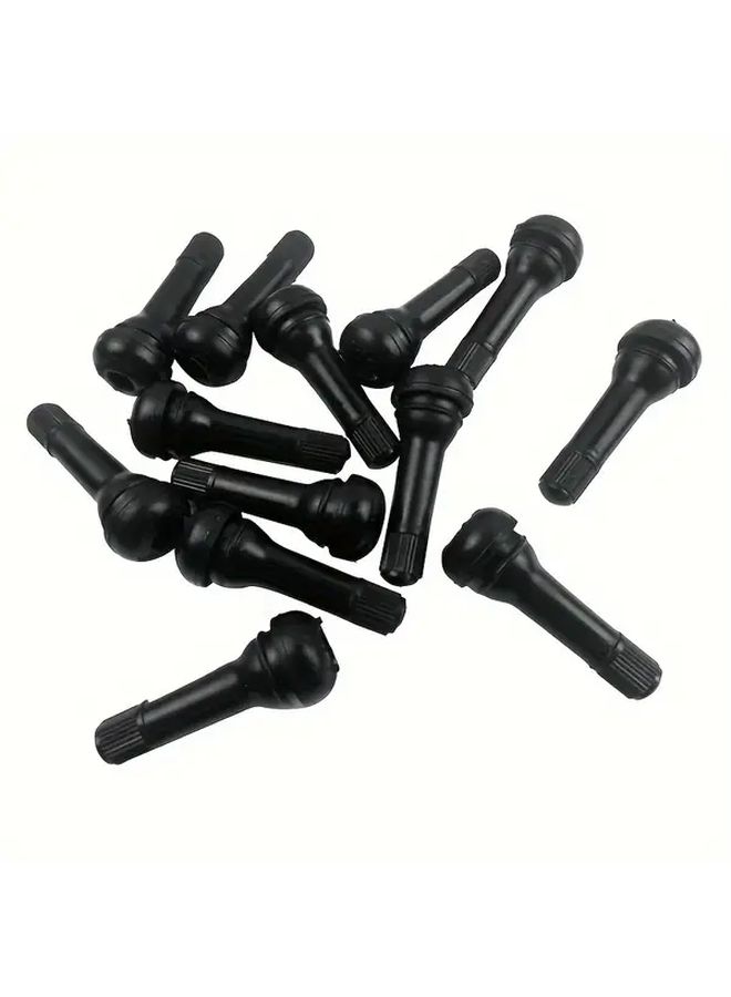10pcs TR412 Rubber And Copper Tire Valve Stems For Car Motorcycle Wheel Accessories - Image 1