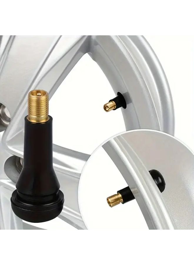 10pcs TR412 Rubber And Copper Tire Valve Stems For Car Motorcycle Wheel Accessories - Image 4