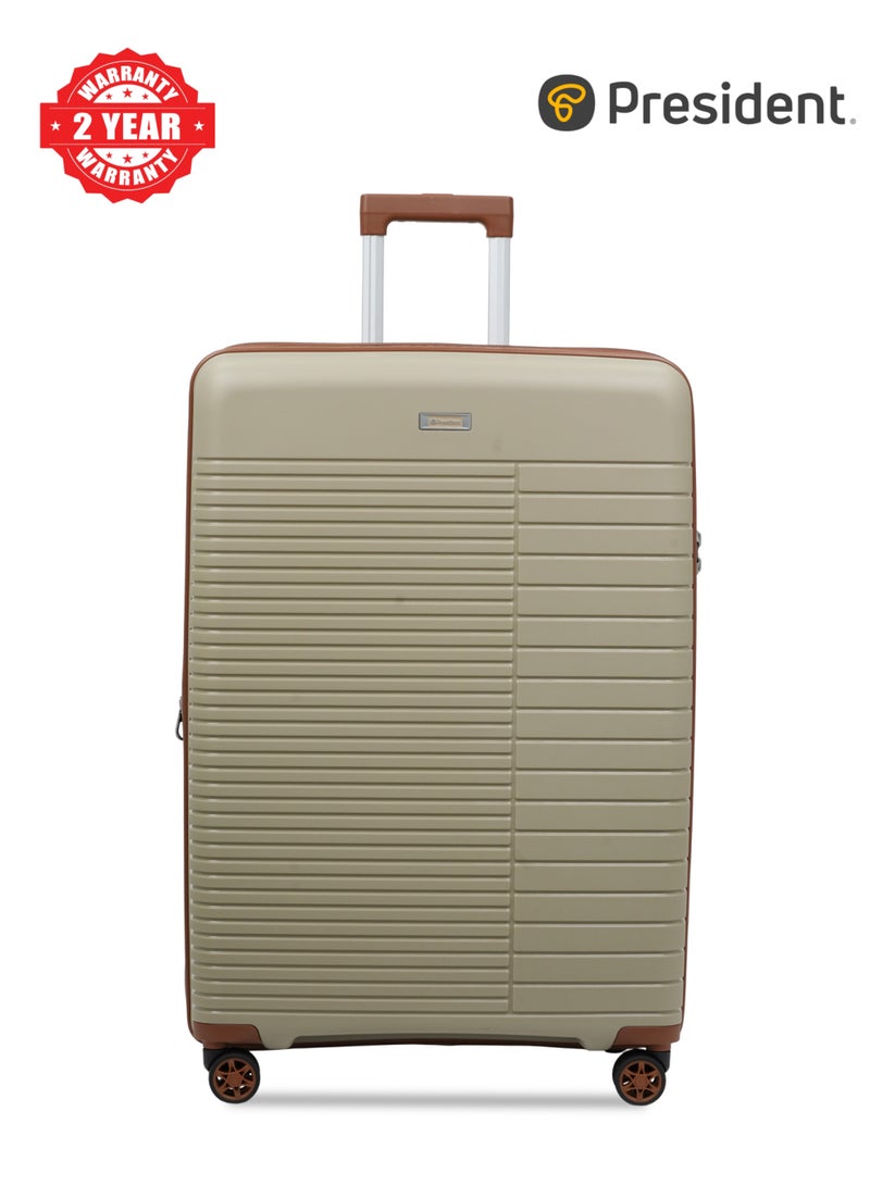 President "President 28" PP Series: Unbreakable Body | Anti-Theft Zipper | Original TSA Lock | Expandable Model-4996 ( Champagne ) - Image 1