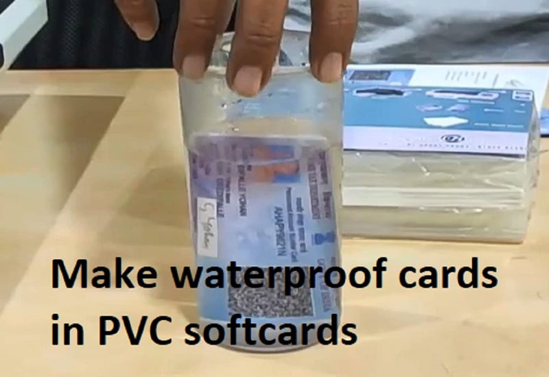 COMPUTER BAZAR بطاقة PVC سوفت كارد بلس | بطاقة PVC لأي طابعة نفاثة للحبر | 54 مم × 86 مم بلس مع طلاء (40) - Image 4