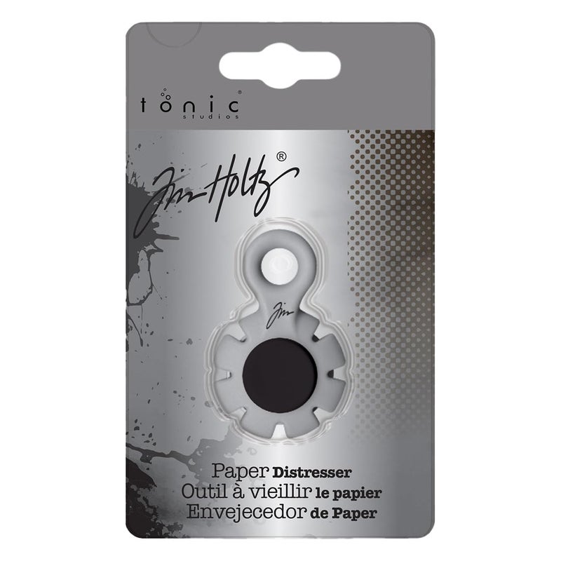 TONIC STUDIOS Tim Holtz Paper Distressing Tool - Scrapbook Supplies for Cardstock and Creating Rough Torn Edges - Distresser with 7 Recessed Blades - Image 1