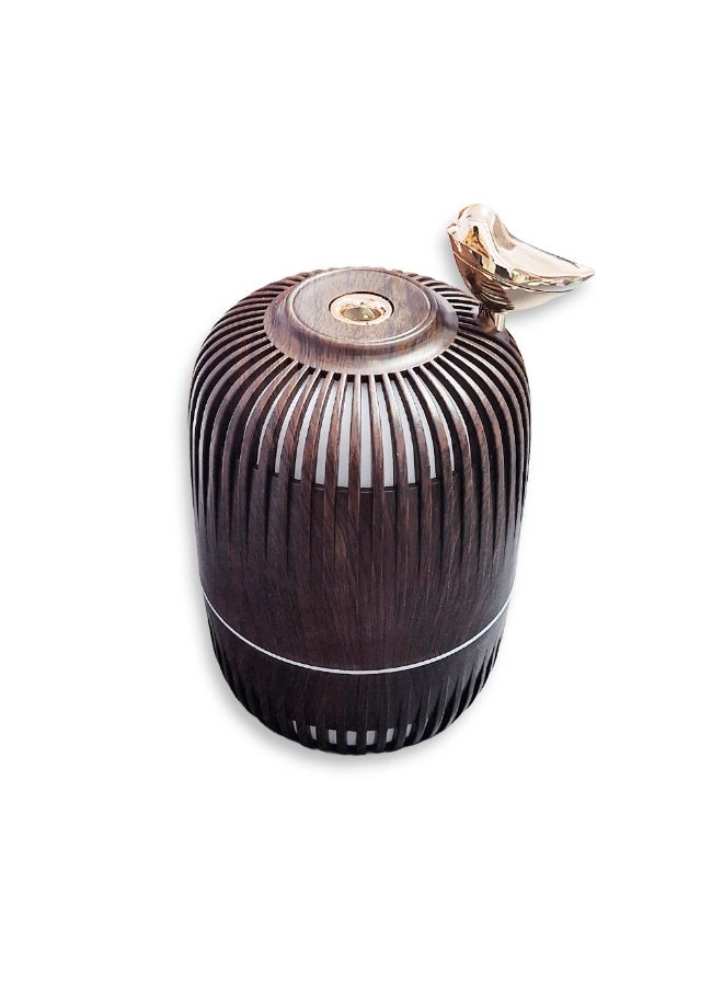 280ML Essential Oil Diffuser, Cool Mist Dispenser and Humidifier, Ultra Quiet, Colored Light LED , Automatic Shut Off, Long Lasting , Stylish Wooden Design for Home and Office - Image 2