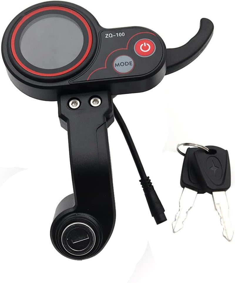 Thumb-Control Electric Scooter with Key-Activated Security, Real-Time Data Display & Dashboard Portables Electric Scooters with Security - Image 3
