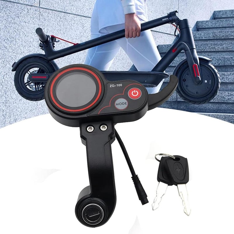 Thumb-Control Electric Scooter with Key-Activated Security, Real-Time Data Display & Dashboard Portables Electric Scooters with Security - Image 4