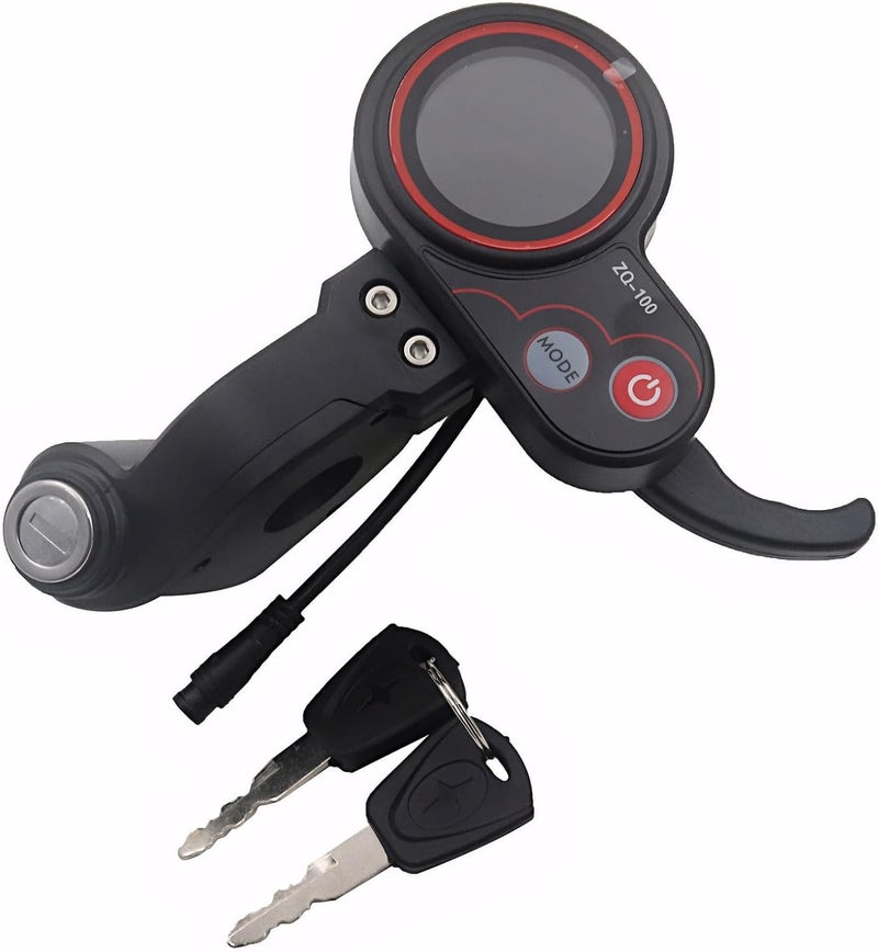 Thumb-Control Electric Scooter with Key-Activated Security, Real-Time Data Display & Dashboard Portables Electric Scooters with Security - Image 5