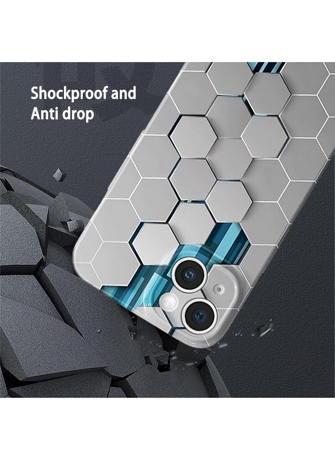 X-level - Mobile Phone Case for iPhone 15 with Color Airbrush Process All-Inclusive PC Hard Back Cover Anti-Wear Anti-Shock Anti-Fingerprints Slim and Lightweight Phone Skin - Image 1