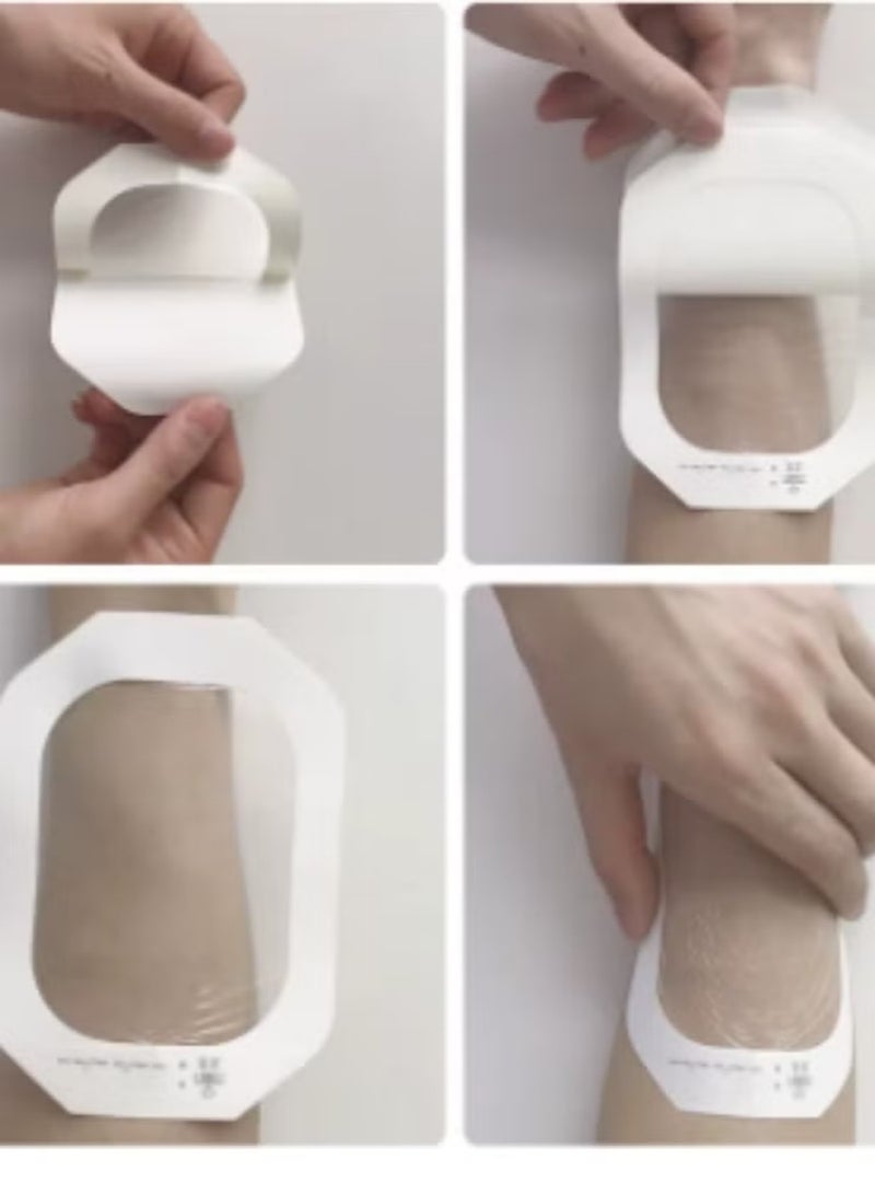 100PCS Disposable IV PU Film Dressing – 6×7cm Sterile Transparent Catheter Securement Patch - Image 5