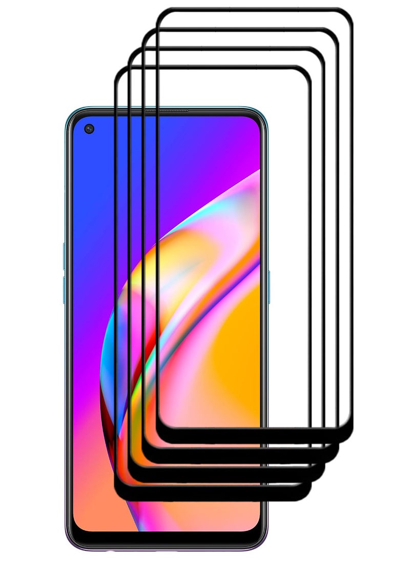 ACLIX 4 Pieces Antistatic ESD Dustproof Premium Quality High Definition Tempered Glass Screen Protector Designed For Oppo A94 5G - Image 1