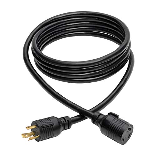 Tripp Lite Heavy-Duty Power Extension Cord Cable 30A 10 AWG L6-30P to L6-30R w/ Locking Connectors 14ft 14' (P041-014) black - Image 2