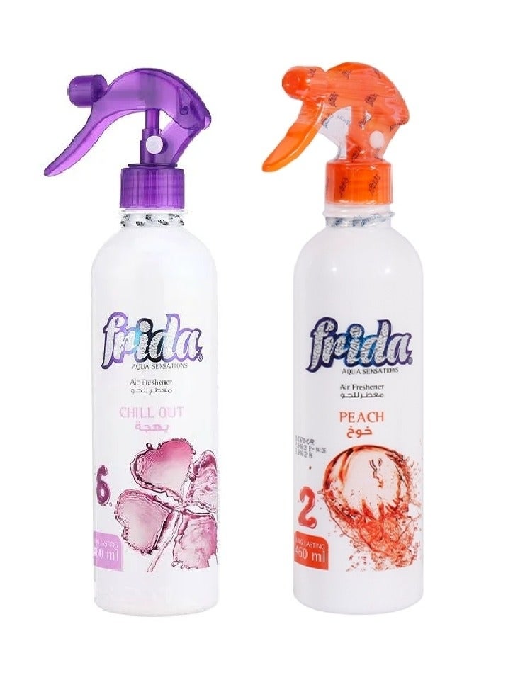 فريدا معطر جو أكوا سينسيشنز تشيل أوت آند بيتش، 460 مل (عبوة من قطعتين) - Image 1