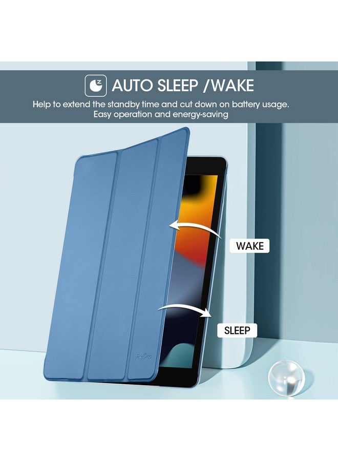 بروكاس حافظة برو كيس لجهاز آيباد الجيل التاسع 2021/ آيباد الجيل الثامن 2020/ آيباد الجيل السابع 2019، حافظة آيباد 10.2، غطاء آيباد الجيل التاسع - أزرق - Image 3