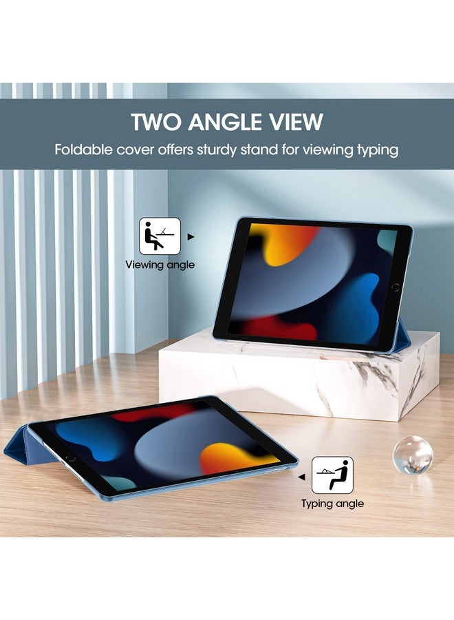بروكاس حافظة برو كيس لجهاز آيباد الجيل التاسع 2021/ آيباد الجيل الثامن 2020/ آيباد الجيل السابع 2019، حافظة آيباد 10.2، غطاء آيباد الجيل التاسع - أزرق - Image 2