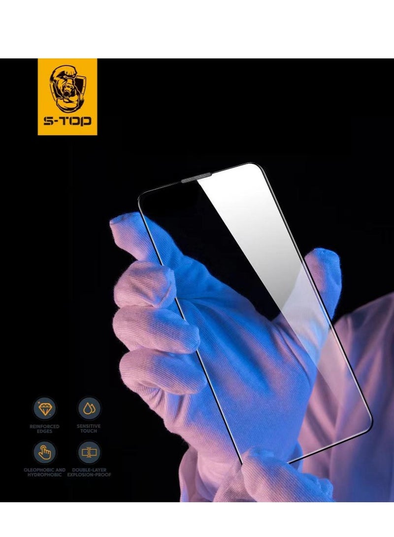 اس-توب استيكر حماية شفاف ضد الكسر والخدوش لجوال ايفون 15بلس - Image 1