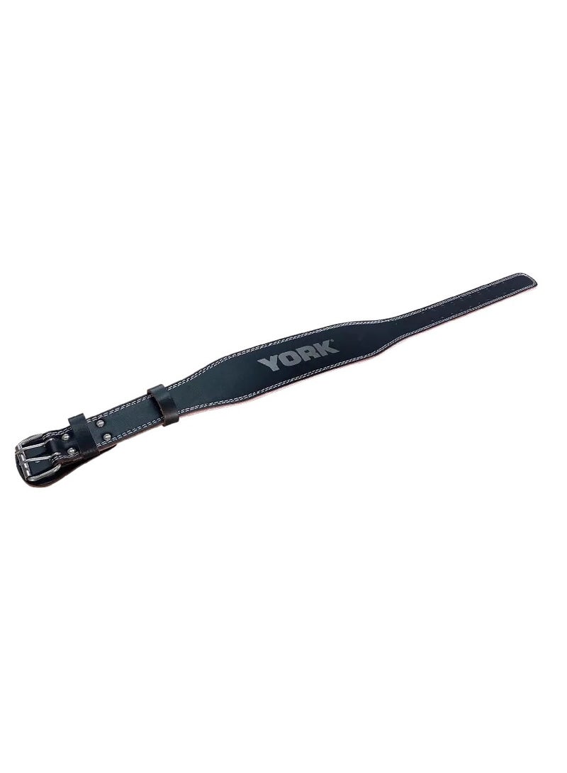 York gym Belt Black Leather Belt Medium size - Image 1