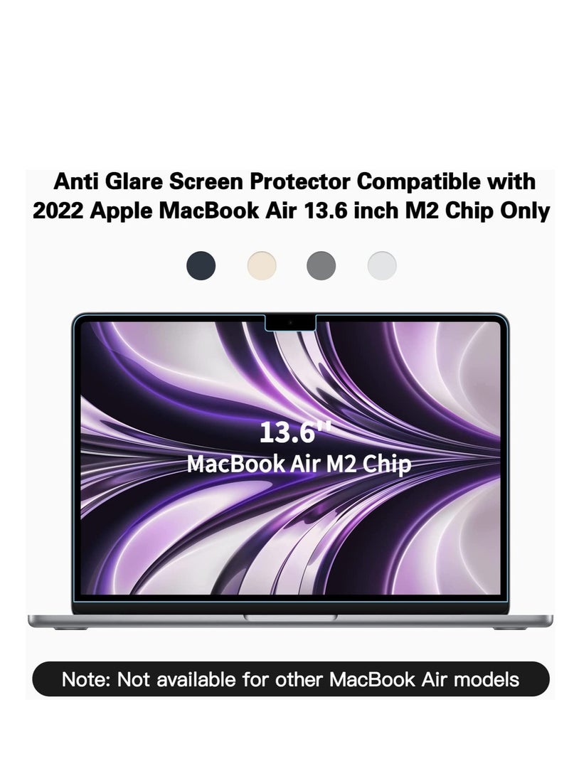 1Pack Compatible with MacBook Air 13.6'' M4 Chip A3240/M3 Chip A3113/ M2 Chip A2681 Blue Light Screen Protector, Anti Glare Film/Anti Scratch Laptop Screen Protector Guard for MacBook Air 13.6 Inch - Image 5