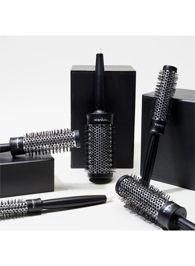 TERMIX Pack Profesional Hairbrush- Aluminum Thermal Hairbrush With Nylon Bristles, Ideal For All Types Of Hairstyles- It Includes 5 Diametres Ø 17, 23, 28, 32, 43 Mm - Image 5