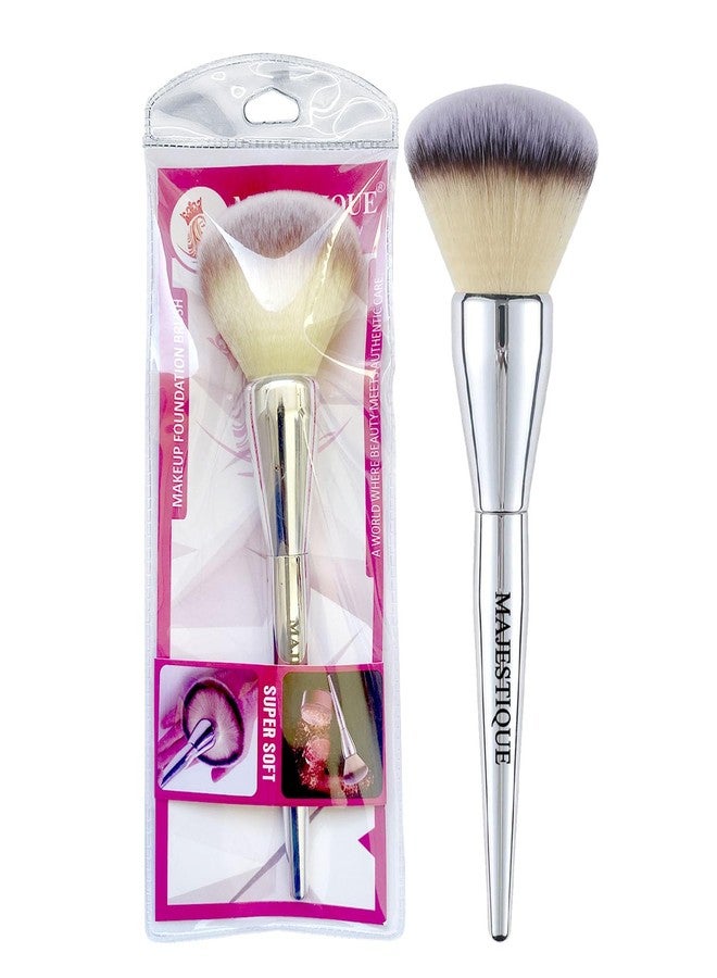 Majestique Makeup Foundation Brush | Compact Powder Brush | Blush Brush Perfect for Blending Liquid | Cream and Flawless Powder, Buffing, Blending, Concealer - Color May Vary (Pack Of 1) - Image 1