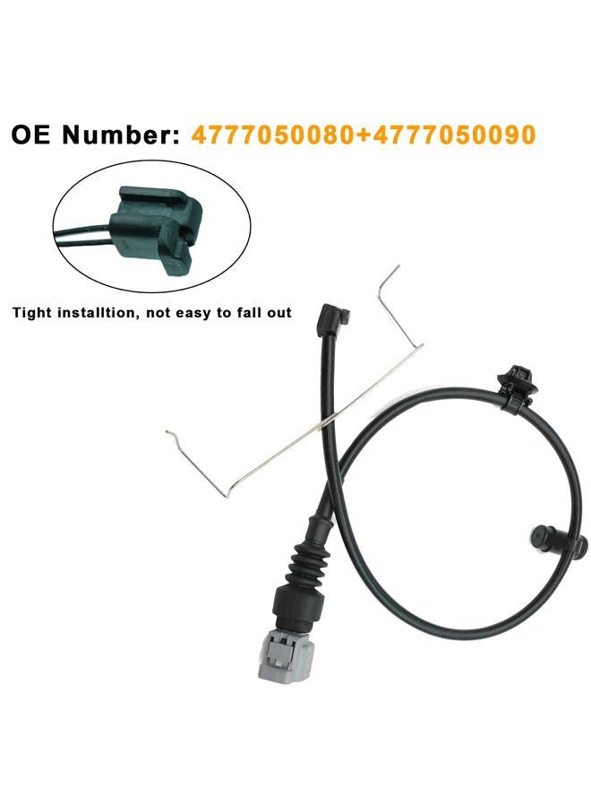 PXASU Brake Pad Wear Sensor Front & Rear Wheel | Compatible for Lexus LS460 2007-2017 for LS600h 2008-2016 | Replacement # 4777050080 - Image 4