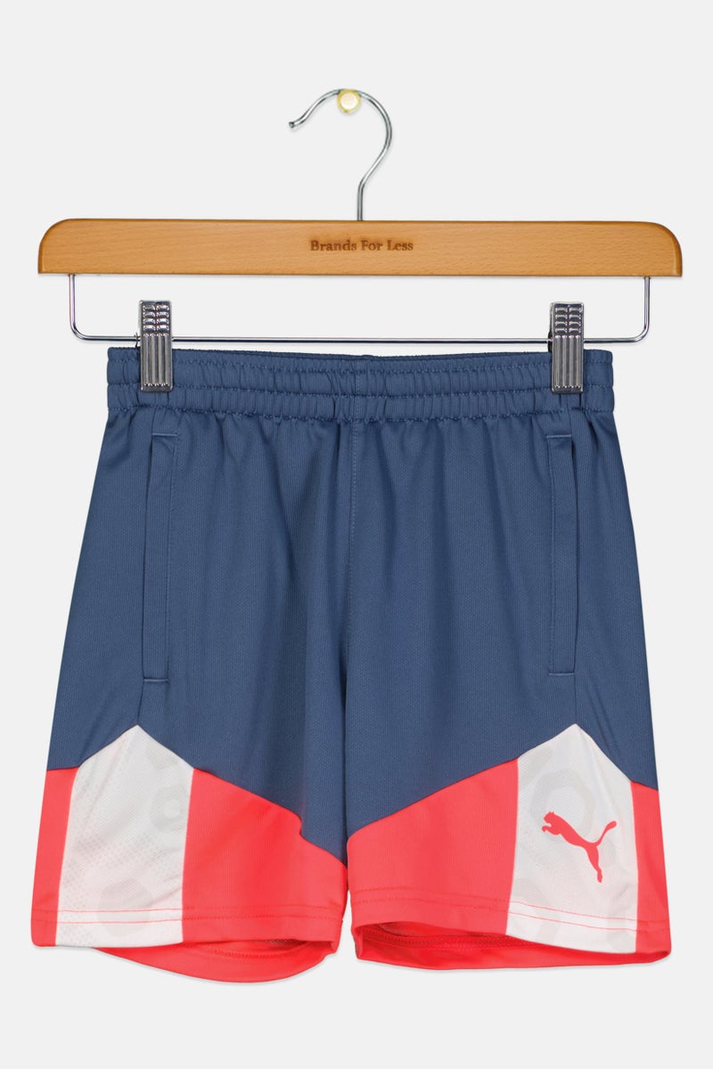 PUMA Kids Boys Brand Logo Training Shorts, Multicolor - Image 1