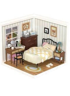 Robotime Rolife Sweet Dream Bedroom DIY Plastic Miniature House DW009 Decorative DIY Crafts/Birthday Gifts/Home Decor For Girls&Boys Teens&Adults  - Image 1
