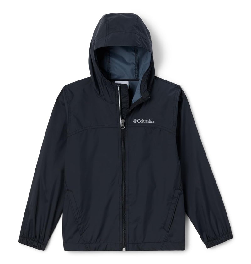 Columbia Youth Boys Glennaker Rain Jacket, 2024 Black, Medium - Image 1
