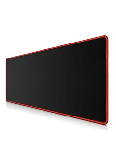Large Gaming Mouse Pad Waterproof Non-slip Comfortable High Quality Perfect Ergonomic Design-red mix black