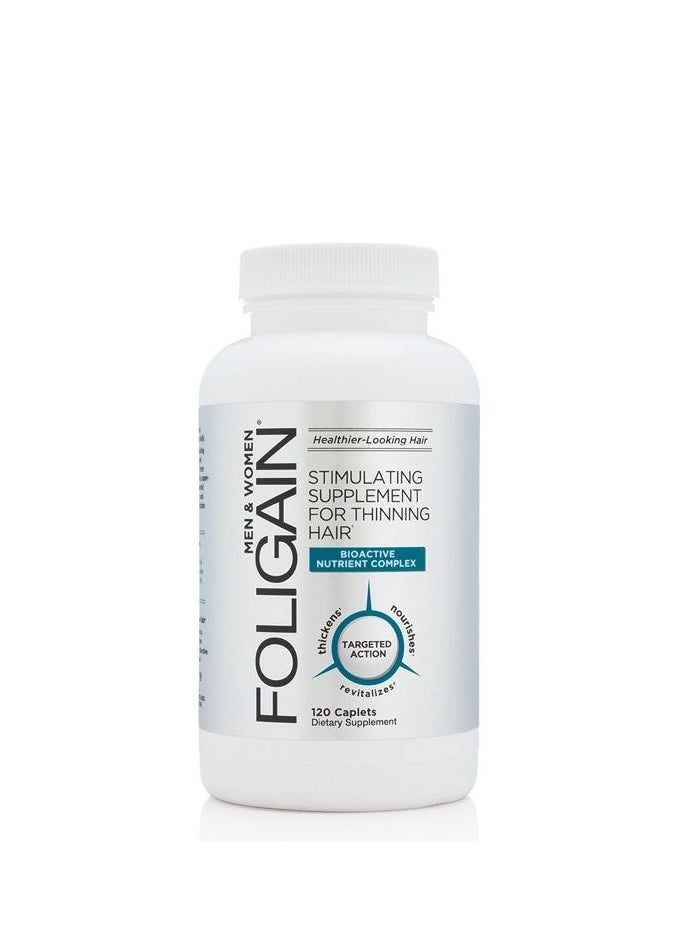 FOLIGAIN Foligain Stimulating Supplement For Thinning Hair Men & Women 120 Capsules 