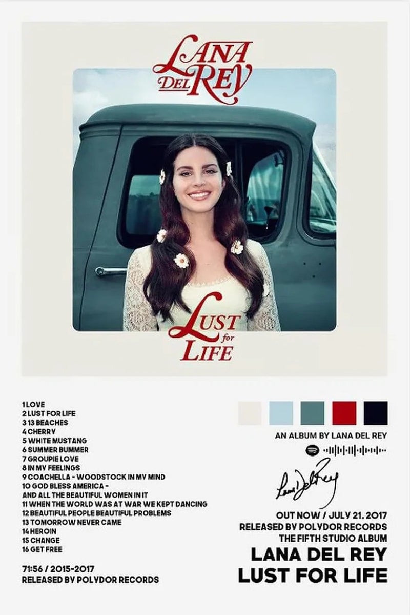 LANA DEL RAY "LUST FOR LIFE" - Image 1