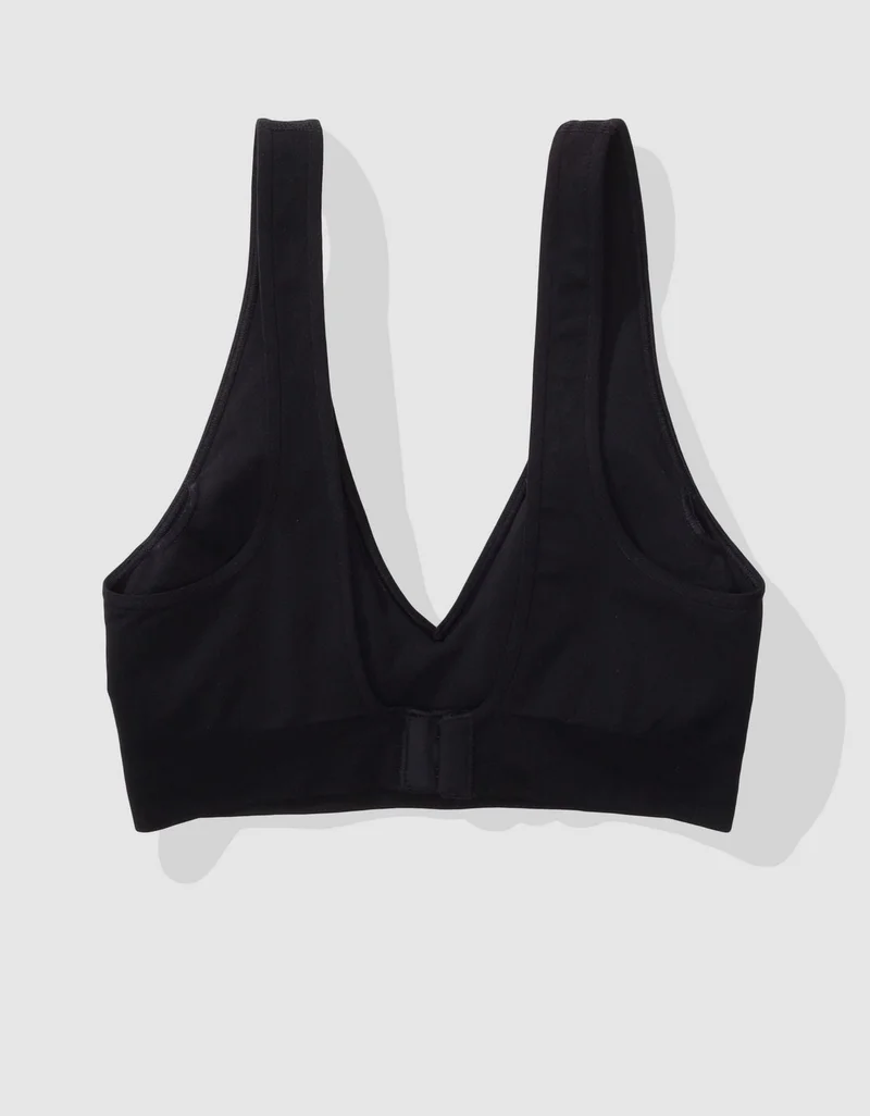 Aerie Superchill Seamless Padded Plunge Bralette