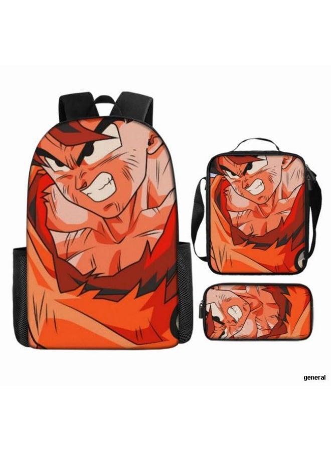 عام حقيبة ظهر مطبوعة عالمية مشتركة - مجموعة حقائب ظهر من ثلاث قطع (متوفرة للطلاب والأطفال والأصدقاء في النزهايات وتسلق الجبال وما إلى ذلك) - 46 - Image 1