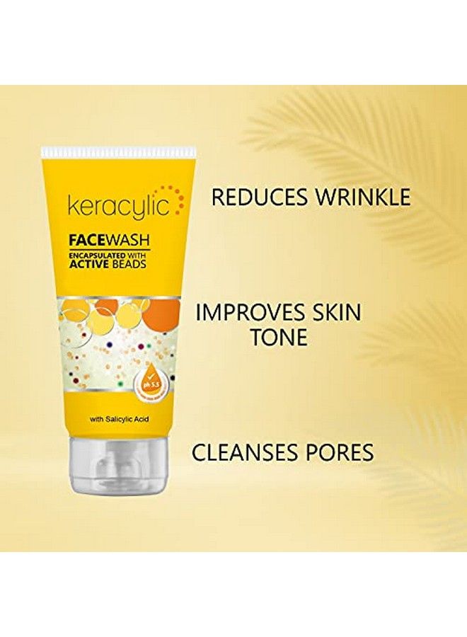 Leeford Keracylic Facewash Combo Pack Of 3 With Encapsulated Active Beads And 1% Salicylic Acid For Refreshed For Brighter Skin Helps For Better Skin | (70G Each) - Image 5