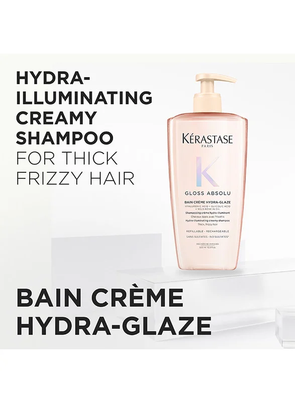 KERASTASE  Kérastase Gloss Absolu Bain Creme Hydra-Glaze -500Ml Shampoo for Women | Best Price UAE