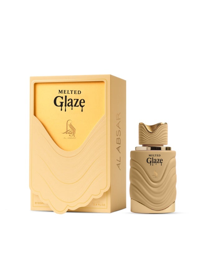 Al Absar Melted Glaze Perfume 100ML - Unisex Eau de Parfum - Premium, Long Lasting, With Sweet Fruity Gourmand Fragrance - Image 1