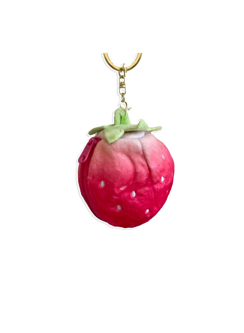 Urban Jewel Strawberry/Bunny Bag Charm - Image 2