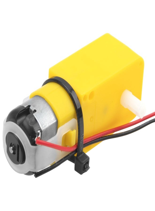 Vgoohobby 10Pcs Vgoohobby TT DC Gearbox Motor Dual Shaft 3-8V Gear Motors 200RPM Ratio 1:48 Shaft Motor with 2.54mm Wire for Arduino DIY Car Robot Toys - Image 3